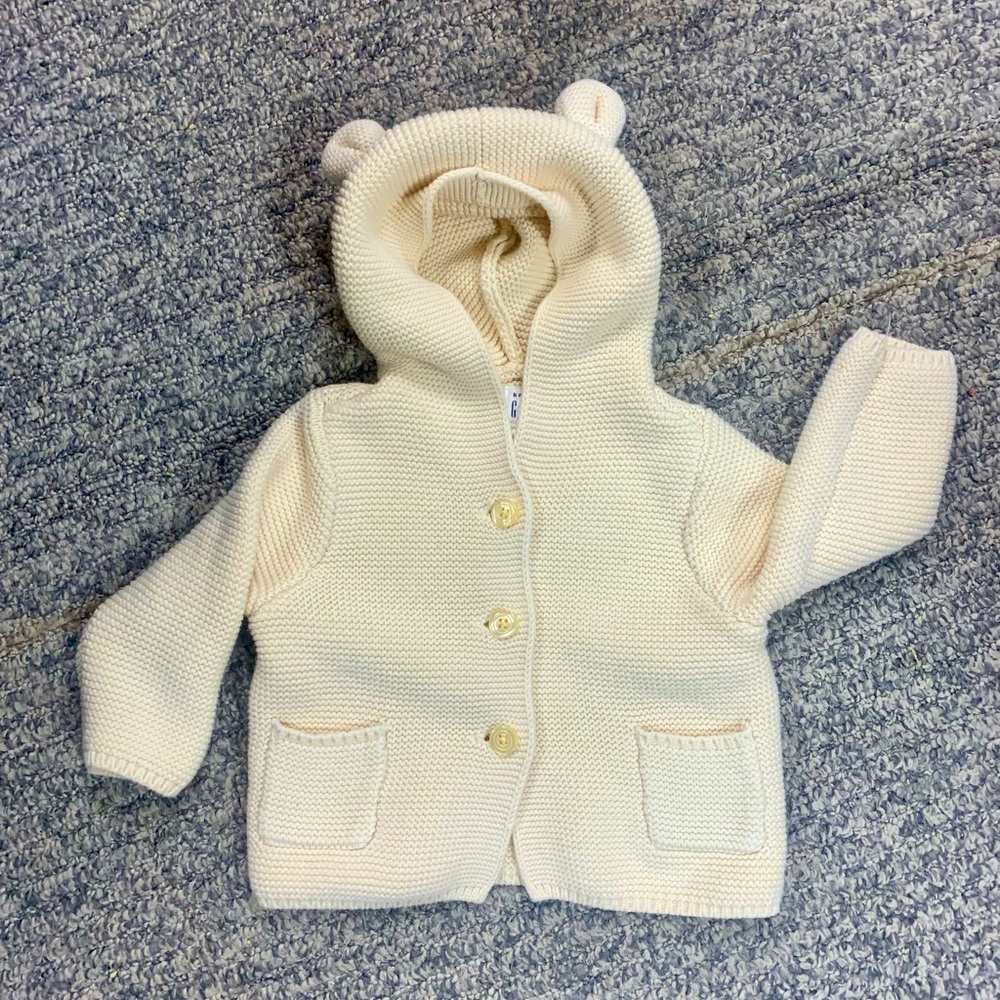 Baby Brannan Bear Garter Sweater by Baby Gap